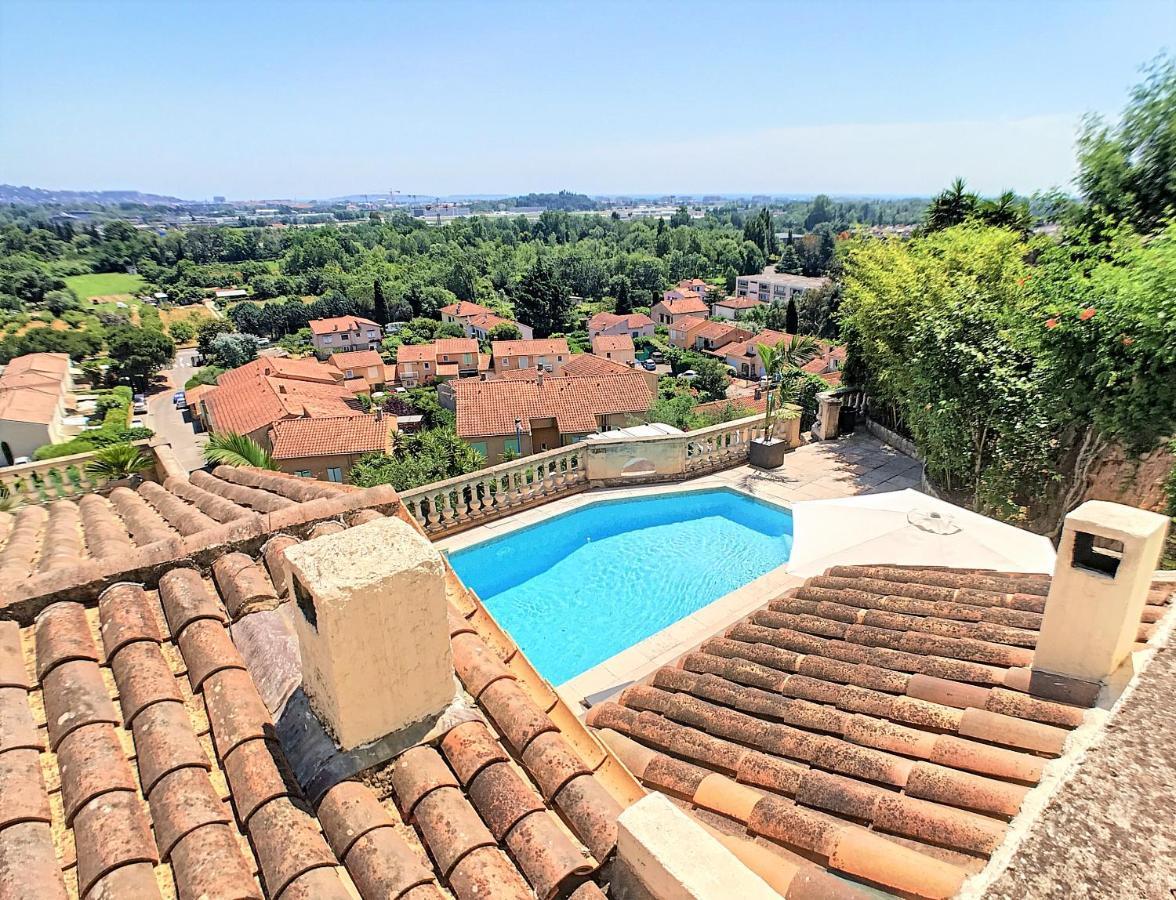 3 Bedrooms Villa Near Cannes - Pool & Jacuzzi - Sea View Mandelieu Exterior foto